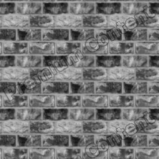 seamless wall bricks bump 0005